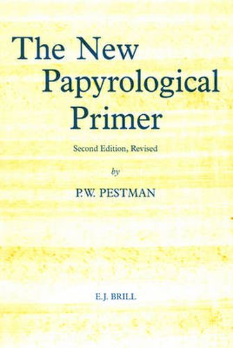 Cover image for The New Papyrological Primer