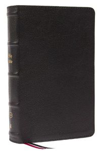 Cover image for KJV, Personal Size Large Print Single-Column Reference Bible, Genuine Leather, Black, Red Letter, Comfort Print: Holy Bible, King James Version