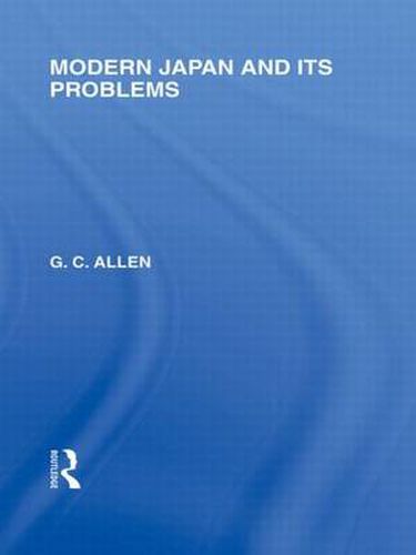 Cover image for Modern Japan and its Problems