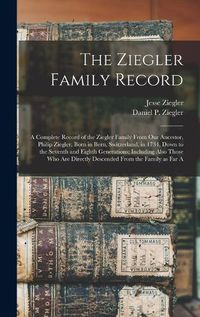 Cover image for The Ziegler Family Record
