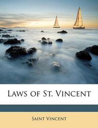 Cover image for Laws of St. Vincent