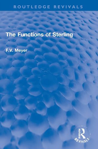 Cover image for The Functions of Sterling