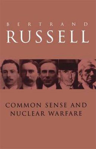 Cover image for Common Sense and Nuclear Warfare