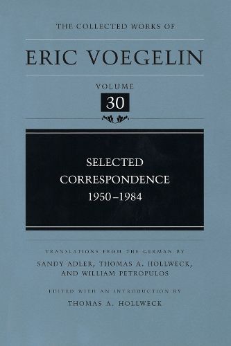 Selected Correspondence, 1950-1984 (CW30)