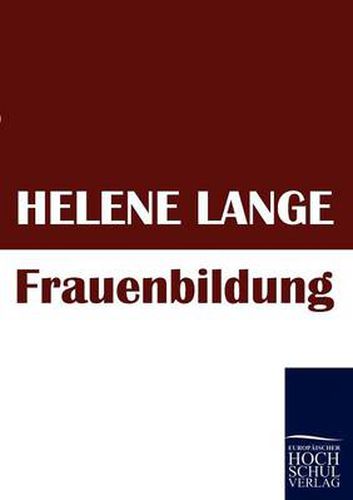 Cover image for Frauenbildung