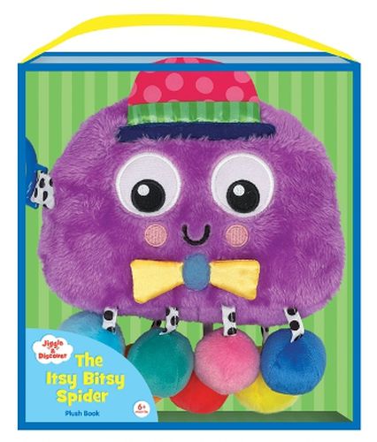 Cover image for Jiggle & Discover: The Itsy Bitsy Spider (Plush Book)