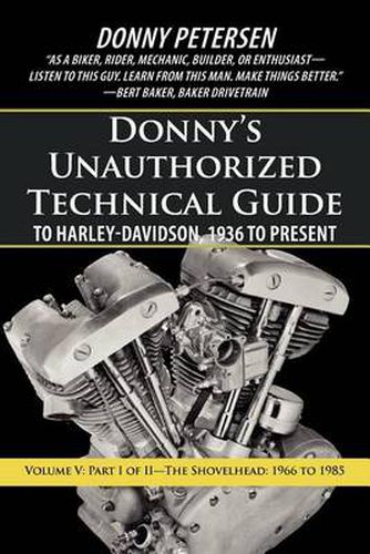 Cover image for Donny's Unauthorized Technical Guide to Harley-Davidson