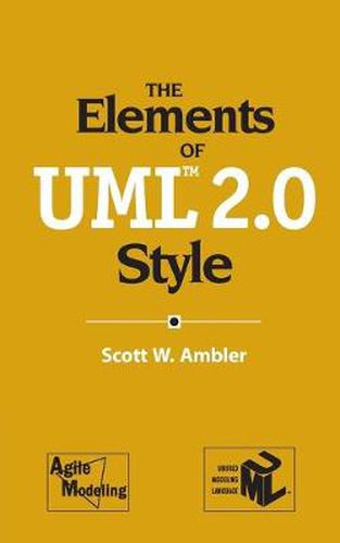 Cover image for The Elements of UML (TM) 2.0 Style