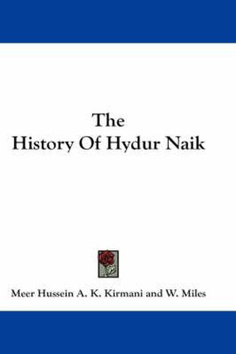 Cover image for The History of Hydur Naik