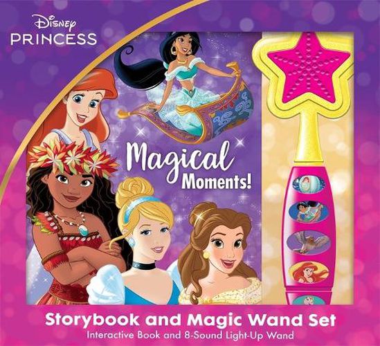 Disney Princess: Magical Moments! Storybook and Magic Wand Sound Book Set