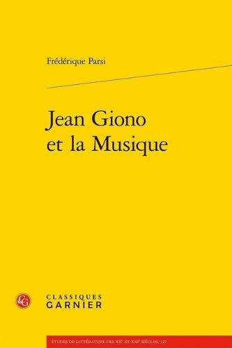 Cover image for Jean Giono Et La Musique