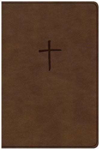 CSB Compact Bible, Brown LeatherTouch, Value Edition