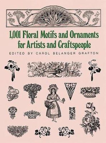 Cover image for 1001 Floral Motifs and Ornaments for Artists and Craftspeople