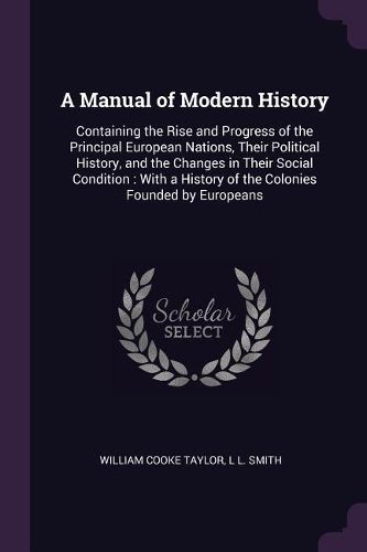 Cover image for A Manual of Modern History