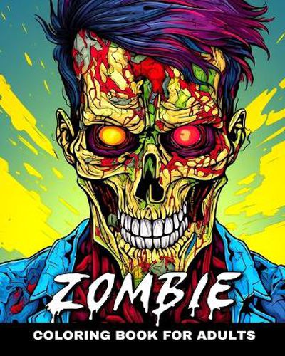 Cover image for Zombie Coloring Book for Adults