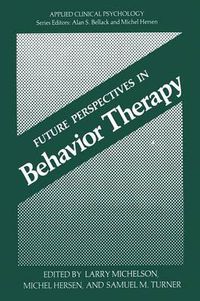 Cover image for Future Perspectives in Behavior Therapy