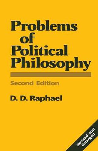 Cover image for Problems of Political Philosophy