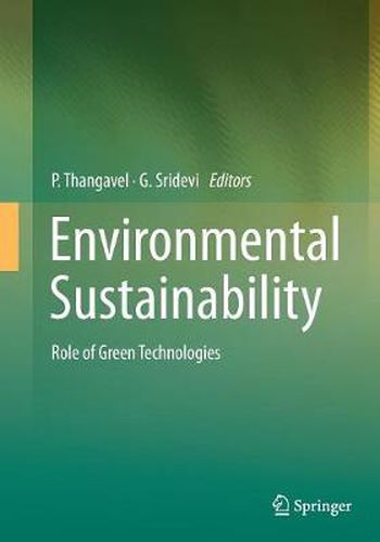 Cover image for Environmental Sustainability: Role of Green Technologies