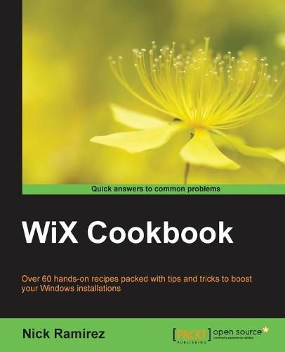 Cover image for WiX Cookbook