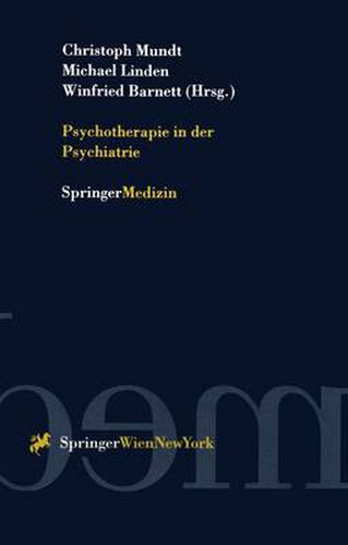 Cover image for Psychotherapie in der Psychiatrie