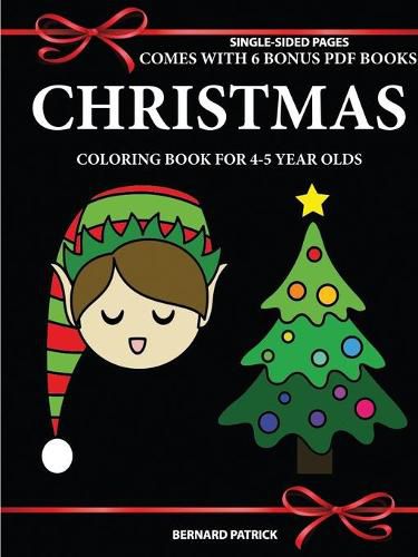 Cover image for Simple Coloring Book for 4-5 Year Olds (Christmas)