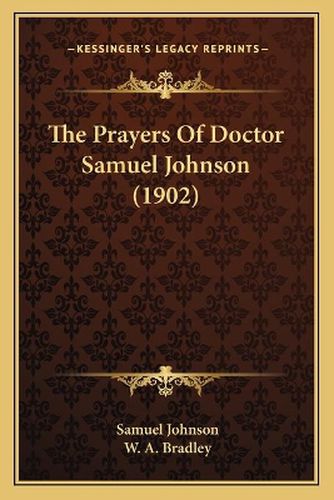 The Prayers of Doctor Samuel Johnson (1902)