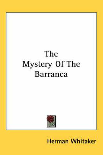 Cover image for The Mystery of the Barranca