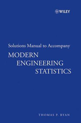 Cover image for Modern Engineering Statistics