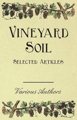 Cover image for Vineyard Soil - Selected Articles