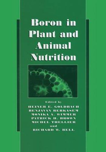 Cover image for Boron in Plant and Animal Nutrition