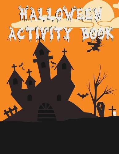 Cover image for Halloween Activity Book: Hangman Classic Word Game