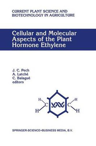 Cover image for Cellular and Molecular Aspects of the Plant Hormone Ethylene: Proceedings of the International Symposium on Cellular and Molecular Aspects of Biosynthesis and Action of the Plant Hormone Ethylene, Agen, France, August 31-September 4, 1992