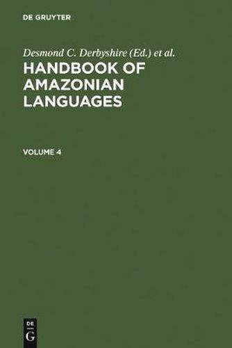 Cover image for HANDBOOK AMAZONIAN LANGUAGES