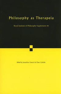 Cover image for Philosophy as Therapeia