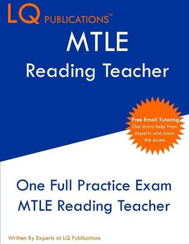 Cover image for MTLE Reading Teacher: One Full Practice Exam - Free Online Tutoring - Updated Exam Questions