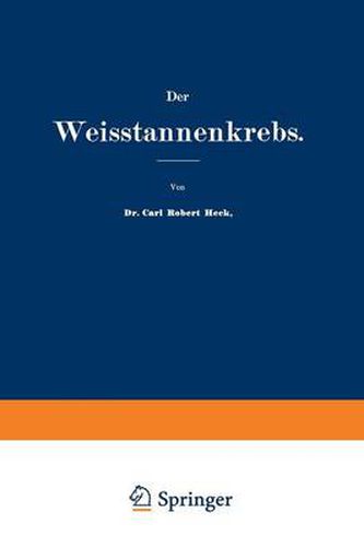 Cover image for Der Weisstannenkrebs