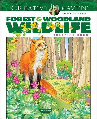 Cover image for Creative Haven Forest & Woodland Wildlife Coloring Book