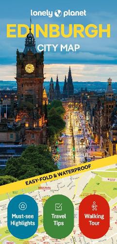 Cover image for Lonely Planet Edinburgh City Map