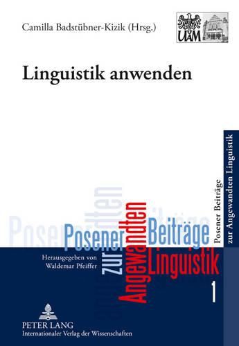 Cover image for Linguistik Anwenden