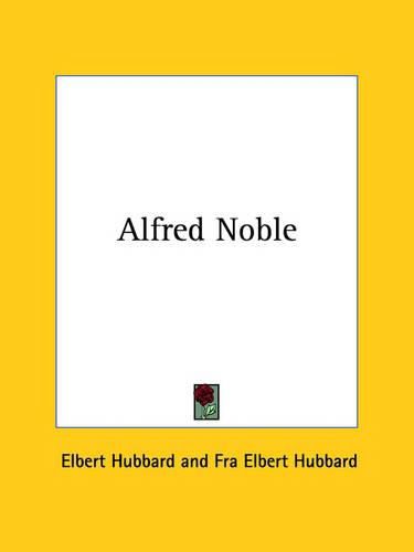 Cover image for Alfred Noble