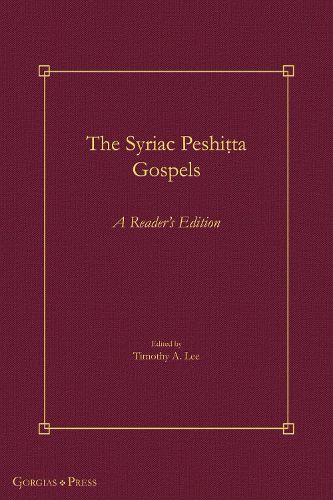 Cover image for The Syriac Peshi?ta Gospels