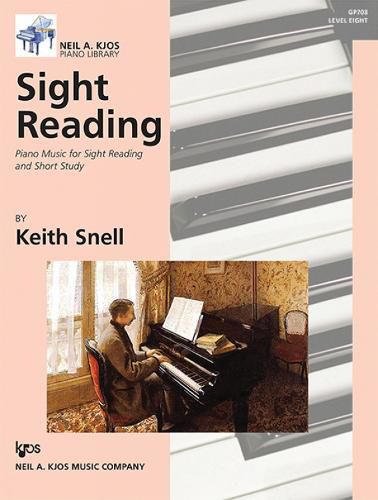 Cover image for Sight Reading: Piano Music for Sight Reading and Short Study, Level 8