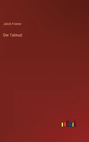 Cover image for Der Talmud