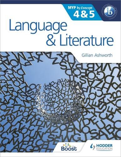 Cover image for Language and Literature for the IB MYP 4 & 5: By Concept