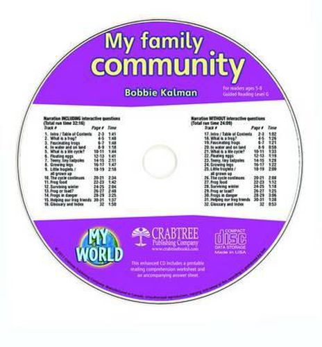 Cover image for My Family Community - CD Only