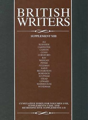 British Writers, Supplement XIII