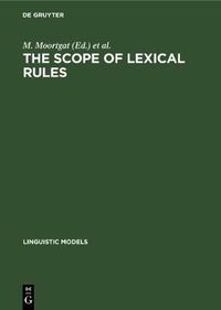 Cover image for The scope of lexical rules