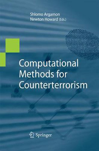 Cover image for Computational Methods for Counterterrorism