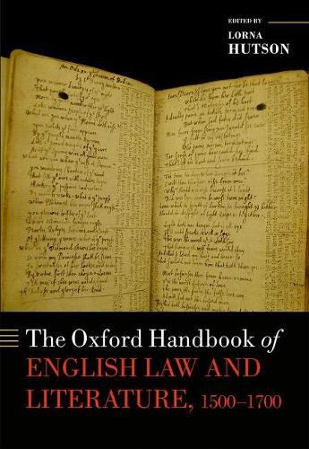 Cover image for The Oxford Handbook of English Law and Literature, 1500-1700