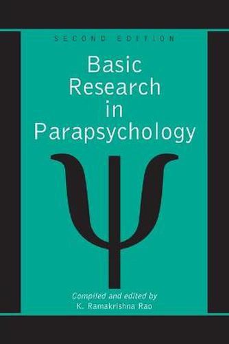 Cover image for Basic Research in Parapsychology
